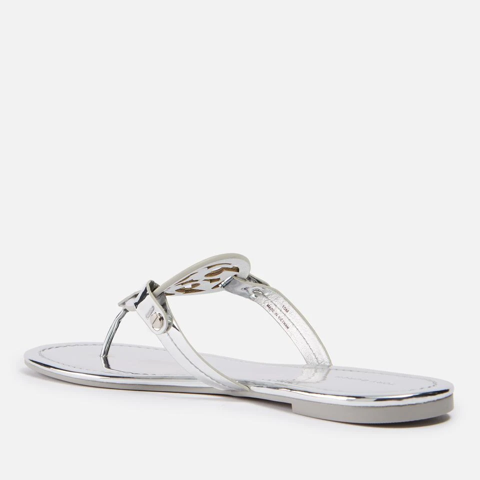 Tory Burch TORY BURCH WOMEN'S MILLER LEATHER TOE-POST SANDALS 2