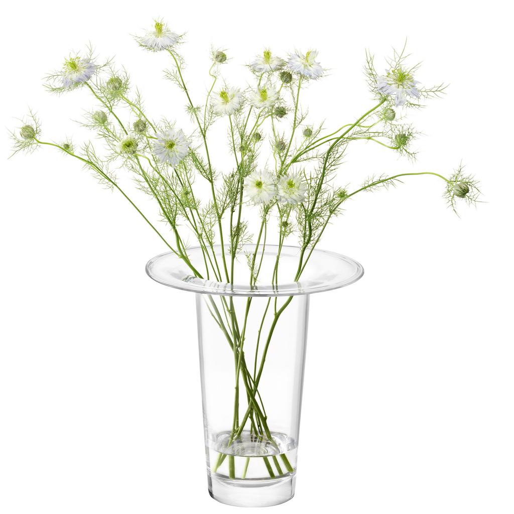 LSA International Victoria vase-lantern h26cm clear