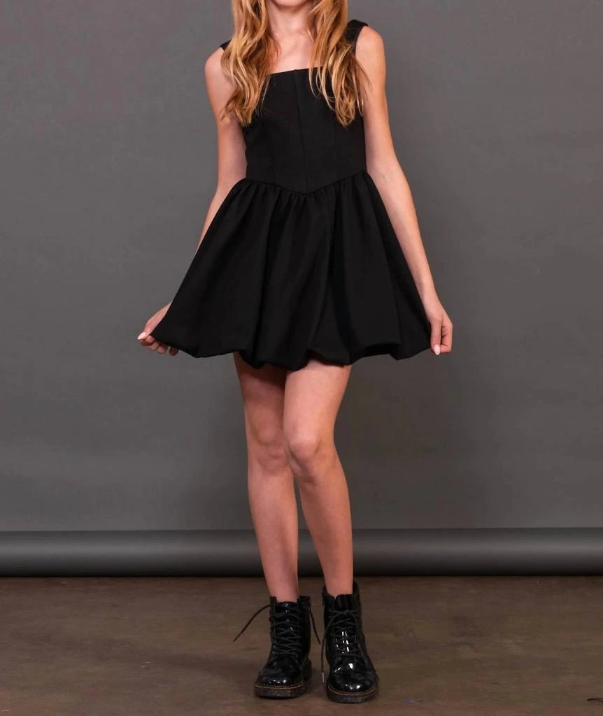 MISS BEHAVE GIRLS Miss Behave Girls - Bailey Square Neck Bubble Dress