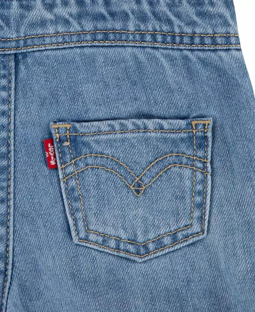 Levi
s Baby Girl
s Knot Strap Shortalls 4