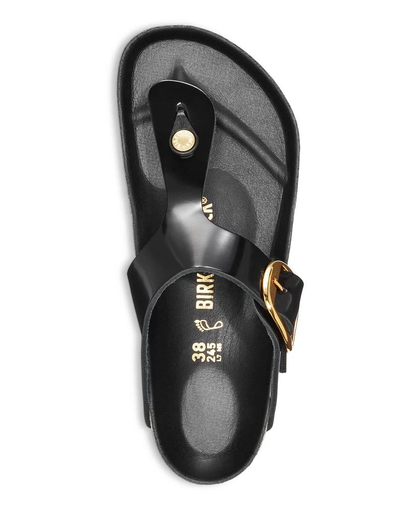 Birkenstock Women's Gizeh High Shine Big Buckle Thong Sandals 4