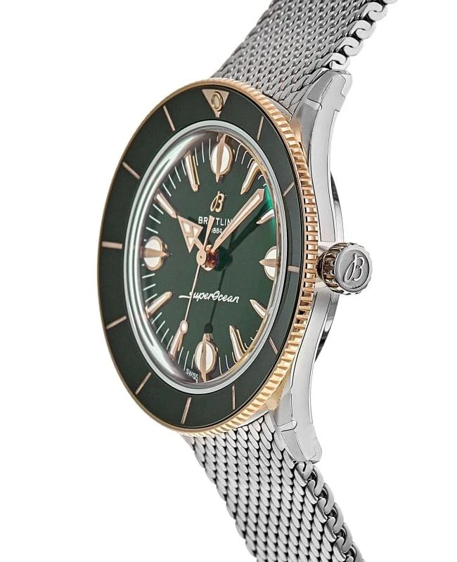 BREITLING Breitling Superocean Heritage '57 Highlands Green Dial Two Tone  Men's Watch U10340361L1A1 3