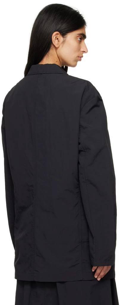 Y-3 Black Crinkle Blazer 3