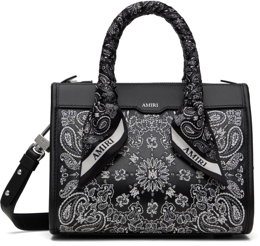 AMIRI Bandana Leather Triangle Bag - Tote Bags - Free