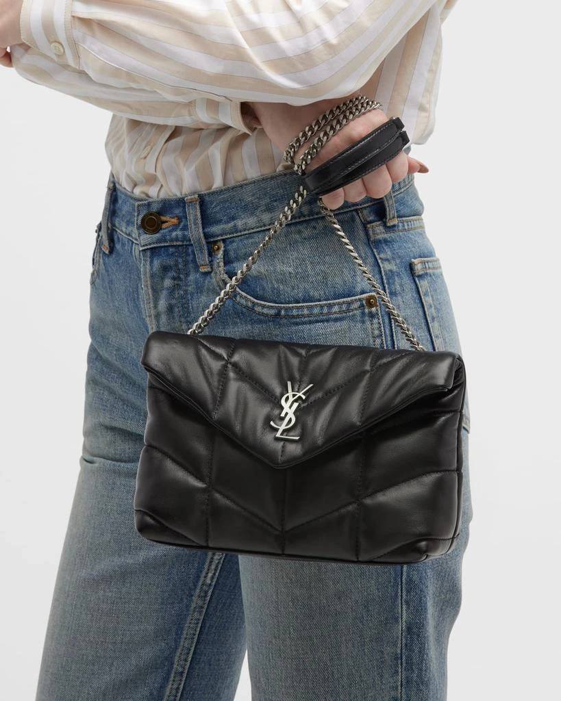 Yves Saint Laurent Lou Puffer Toy YSL Crossbody Bag in Quilted Leather 4