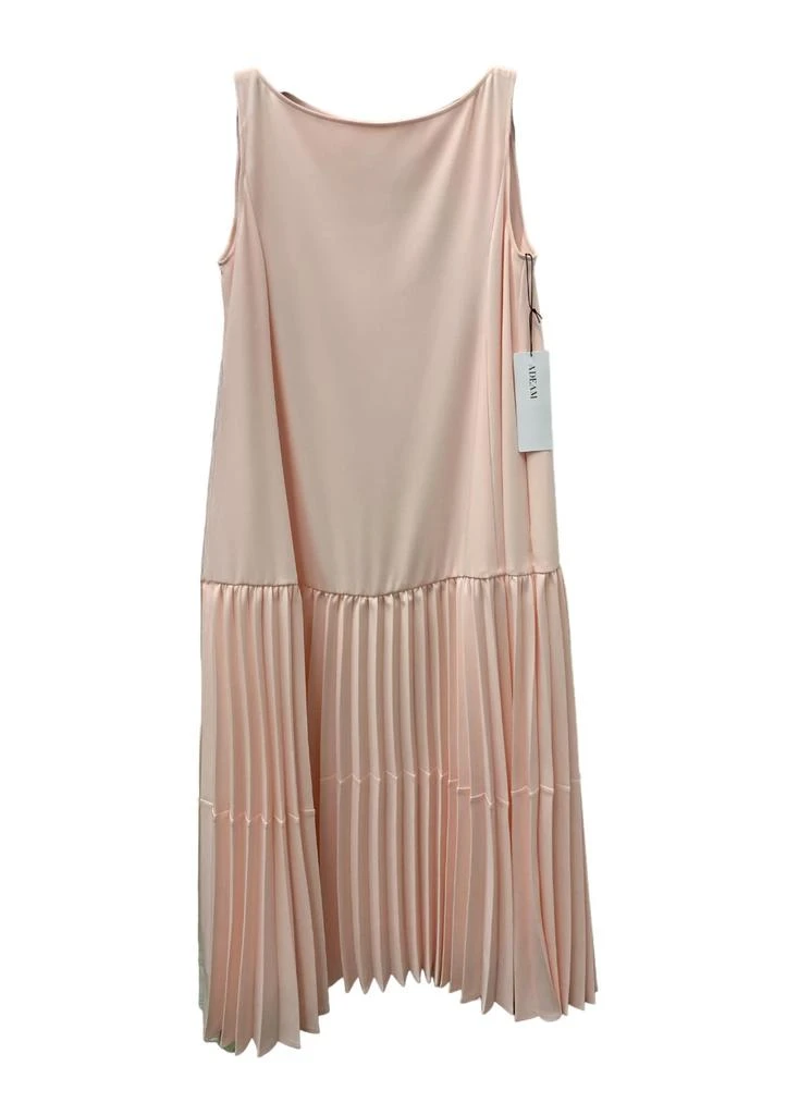 Adeam Pleated Dress In Petal 1