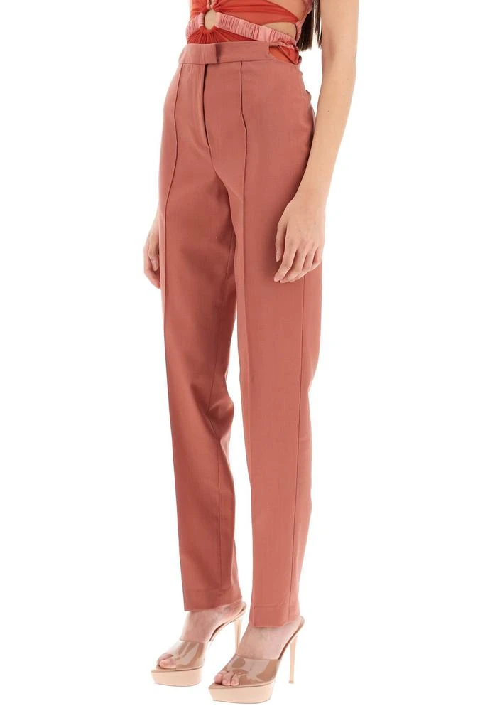 NENSI DOJAKA cool virgin wool pants with heart-shaped details 4