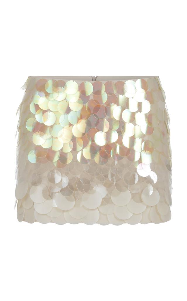 ILA ILA. - Lilia Sequined Mini Skirt - Tan - EU 38 - Moda Operandi
