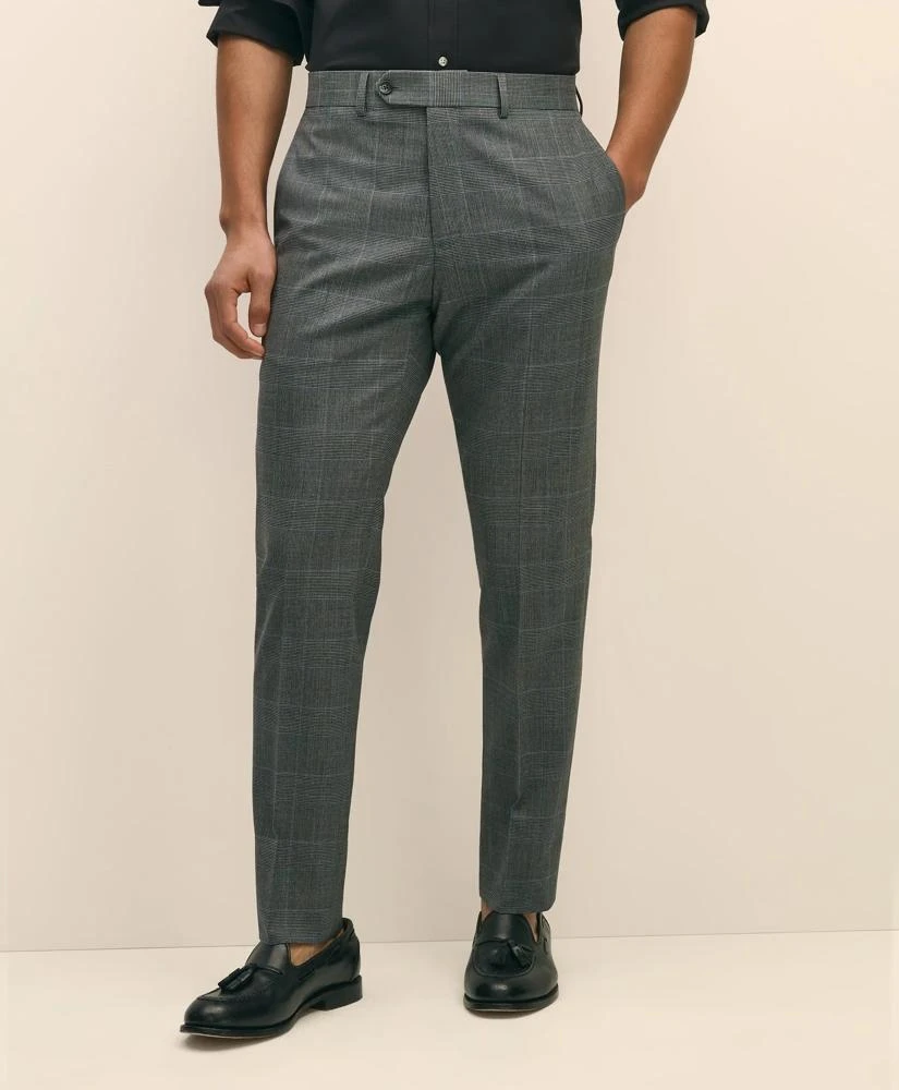 Brooks Brothers Brooks Brothers Explorer Collection Slim Fit Wool Check Suit Pants 2