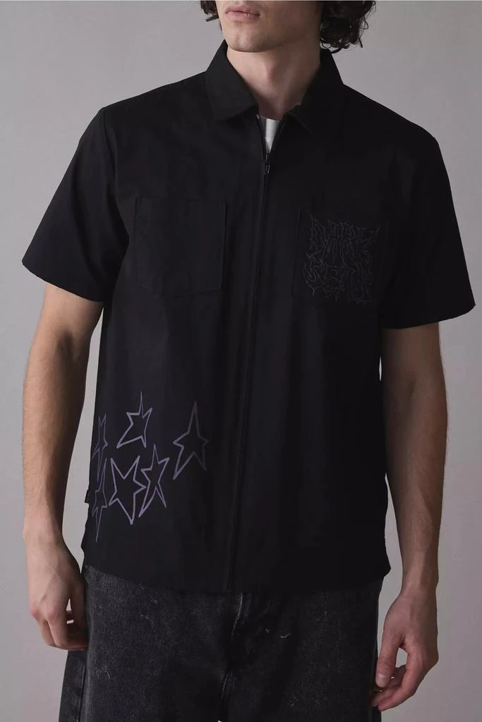 Dark Seas Dark Seas Nelson Graphic Print Woven Short Sleeve Shirt 1