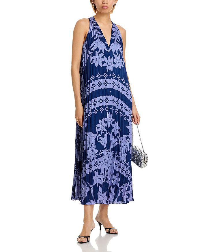 UNGARO Hallie Pleated Dress