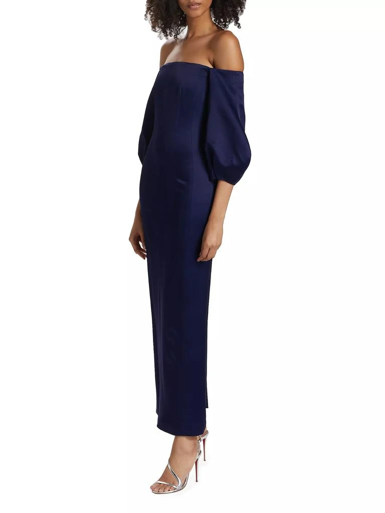 Galvan Ponza Satin Gown 4
