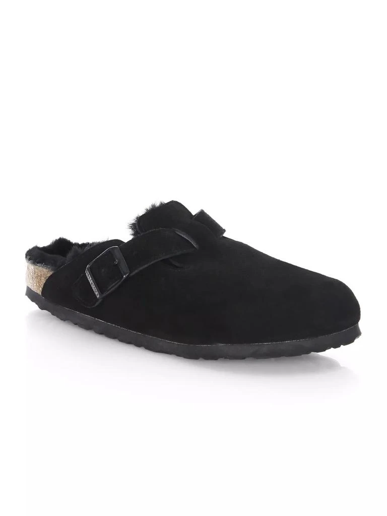 Birkenstock Boston Shearling-Lined Suede Clogs 2
