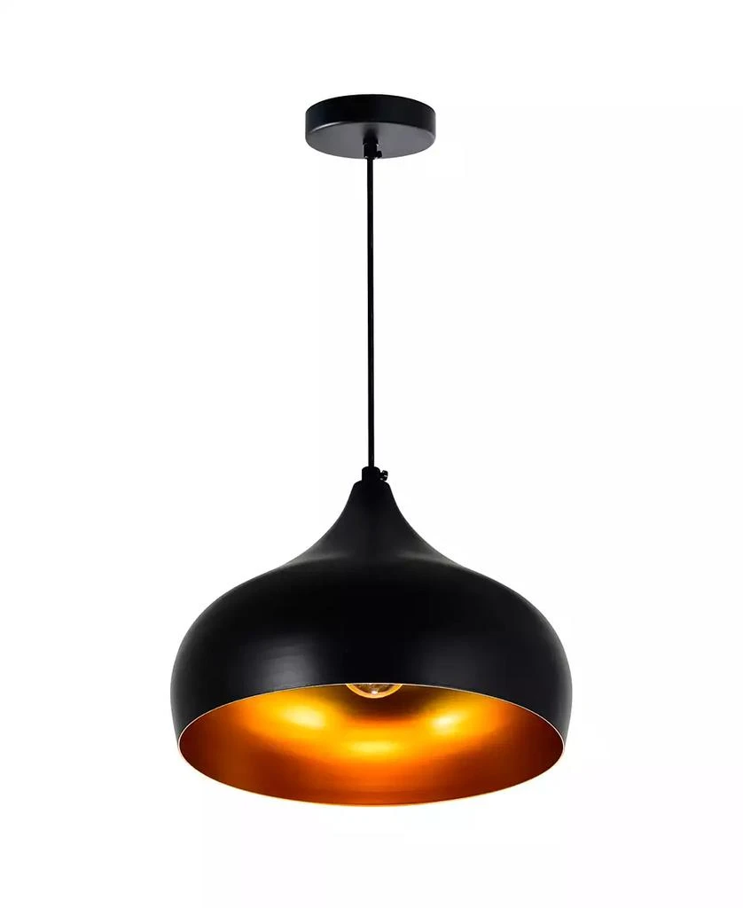 CWI Lighting 13" Metal Dynamic 1 Light Down Pendant 4