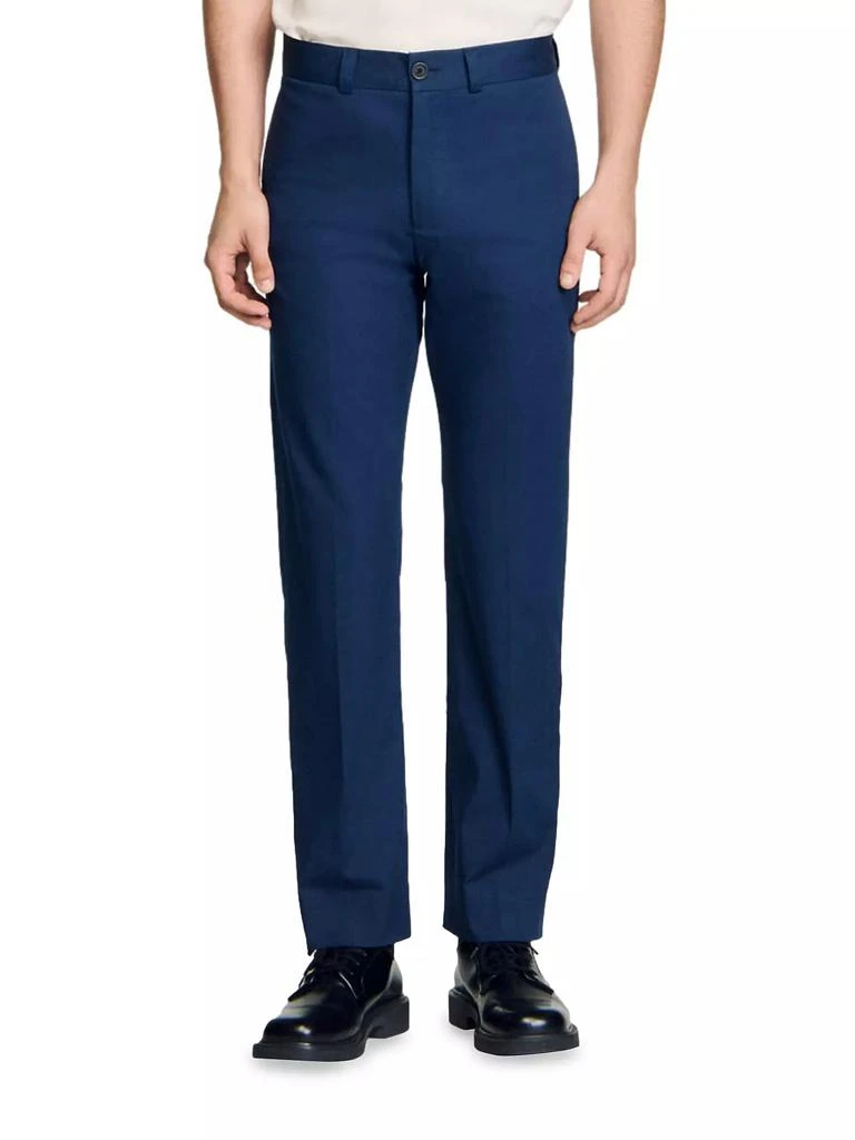 Sandro Straight-Leg Chino Pants 3