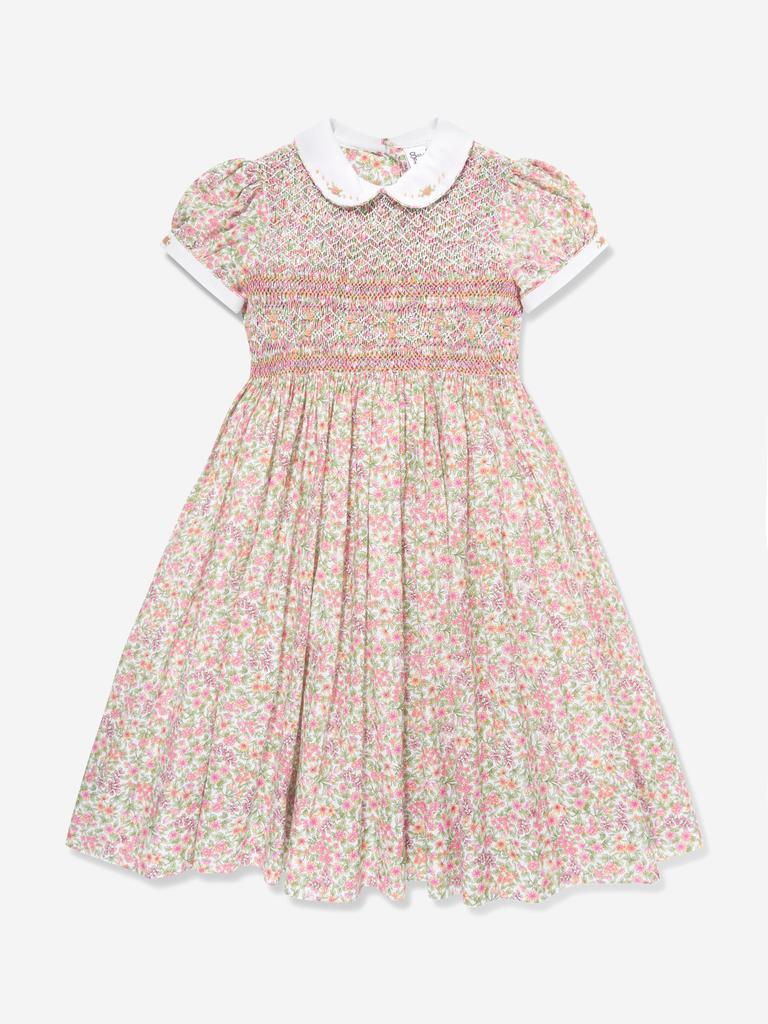Sarah Louise Sarah Louise Girls Floral Sleeveless Dress in Multicolour