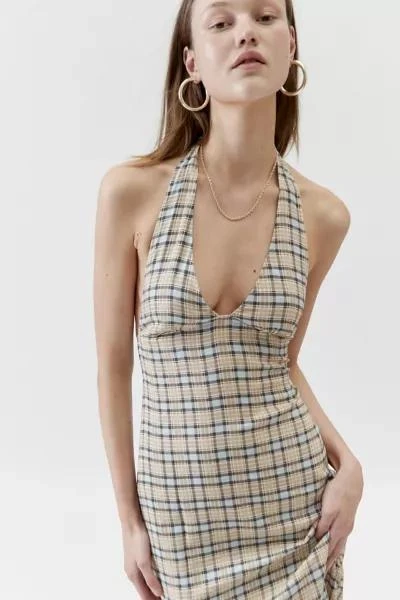 Motel Motel Lenata Halter Midi Dress 4