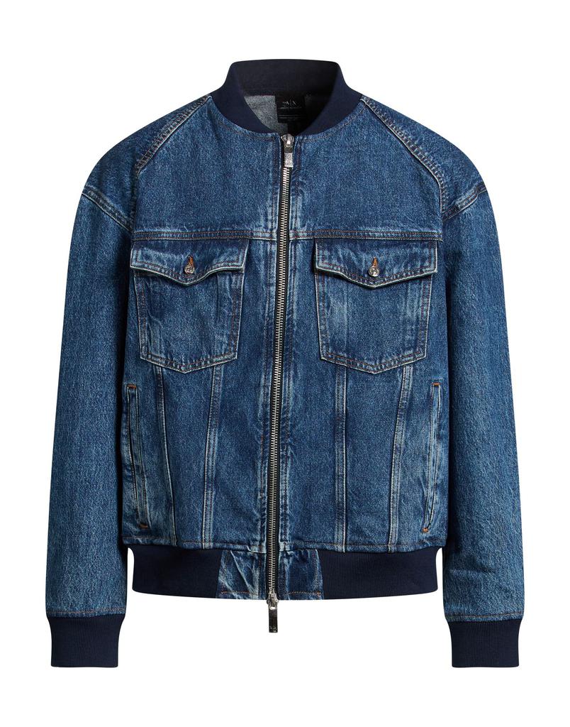 Armani Exchange Straight-cut denim jacket - Jackets - BeyondStyle Armani Exchange Straight-cut denim jacket - Jackets - BeyondStyle