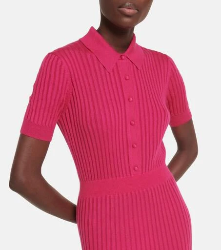 Gabriela Hearst Amor cashmere and silk midi dress 4