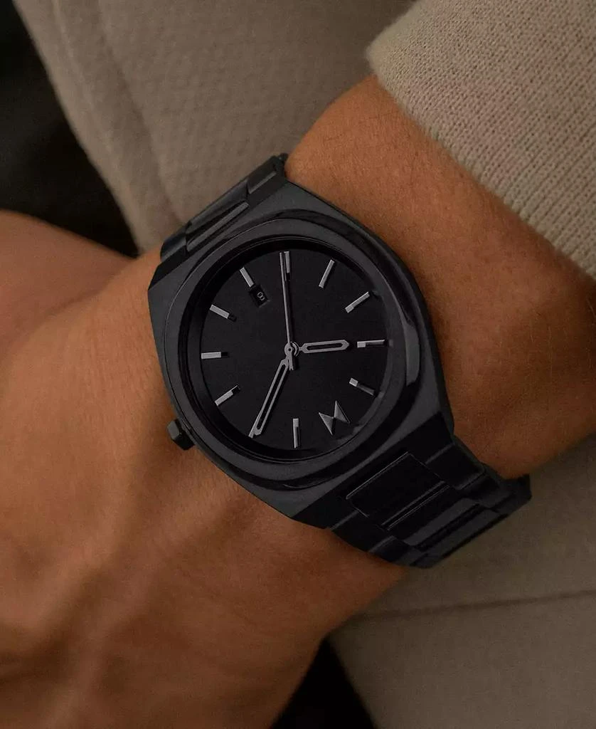 MVMT Men's Odyssey II Black Stainless Steel Bracelet Watch 40mm 9