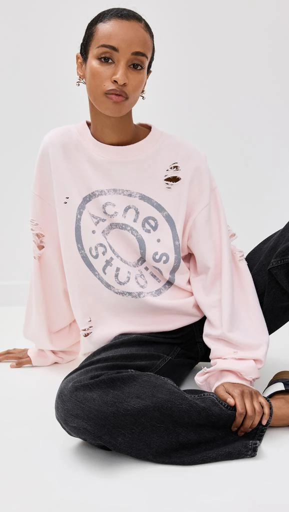 Acne Studios Button Logo Sweatshirt 1