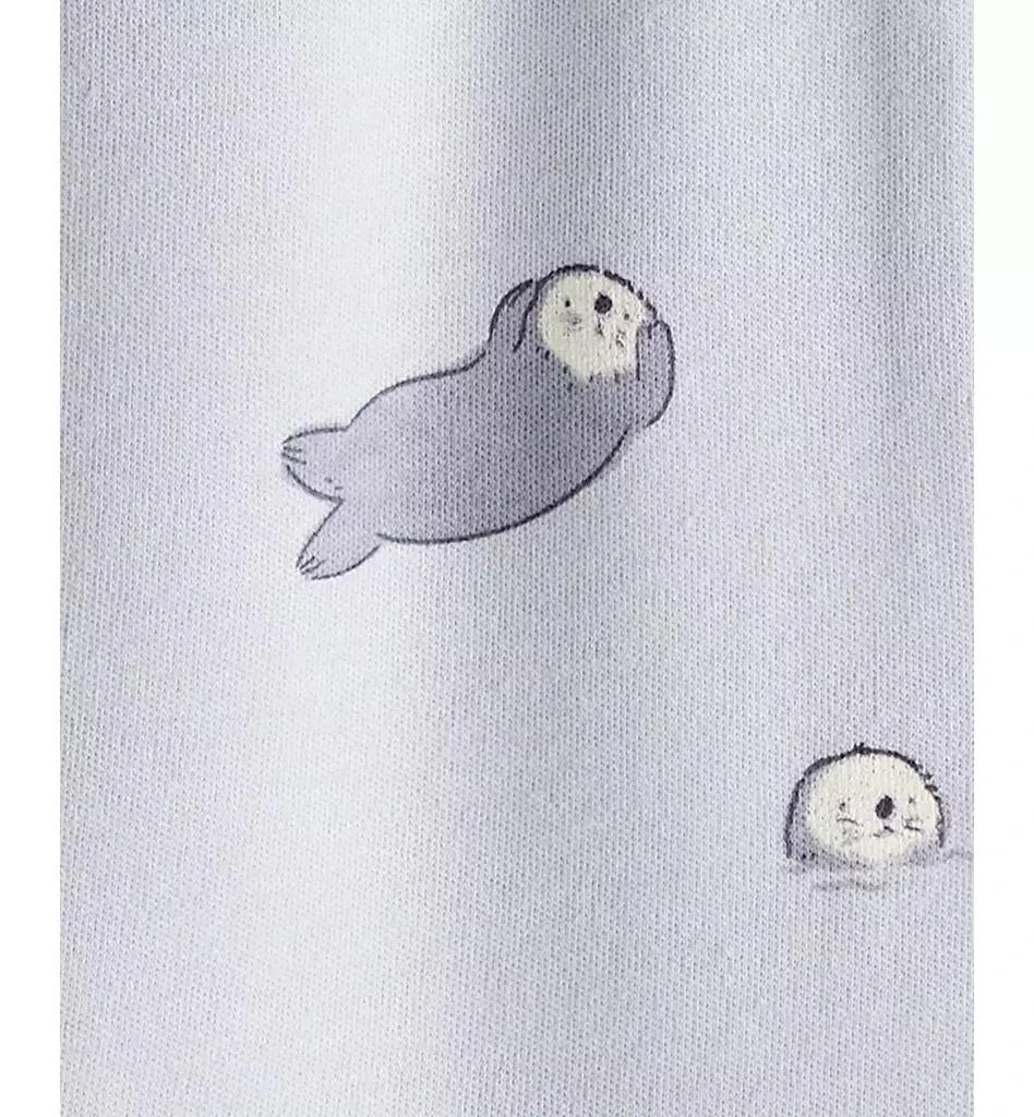 Carter's Baby Boys or Baby Girls Otter Print Long-Sleeve Sleep and Play Pajama 4