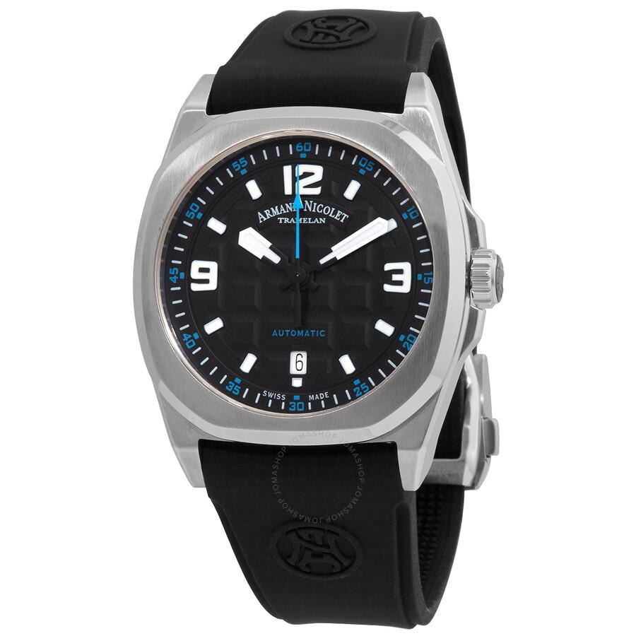 Armand Nicolet JH9 Automatic Black Dial Men's Watch A660HAA-NZ-GG4710N