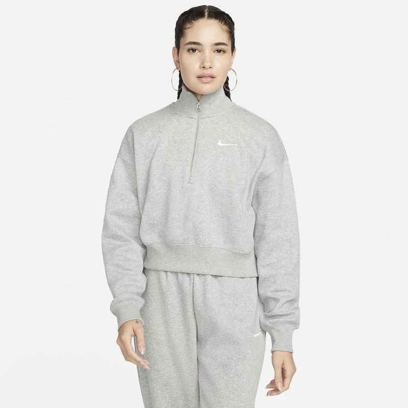 NIKE Nike Style Fleece Crop Quarter-Zip - Women's 1