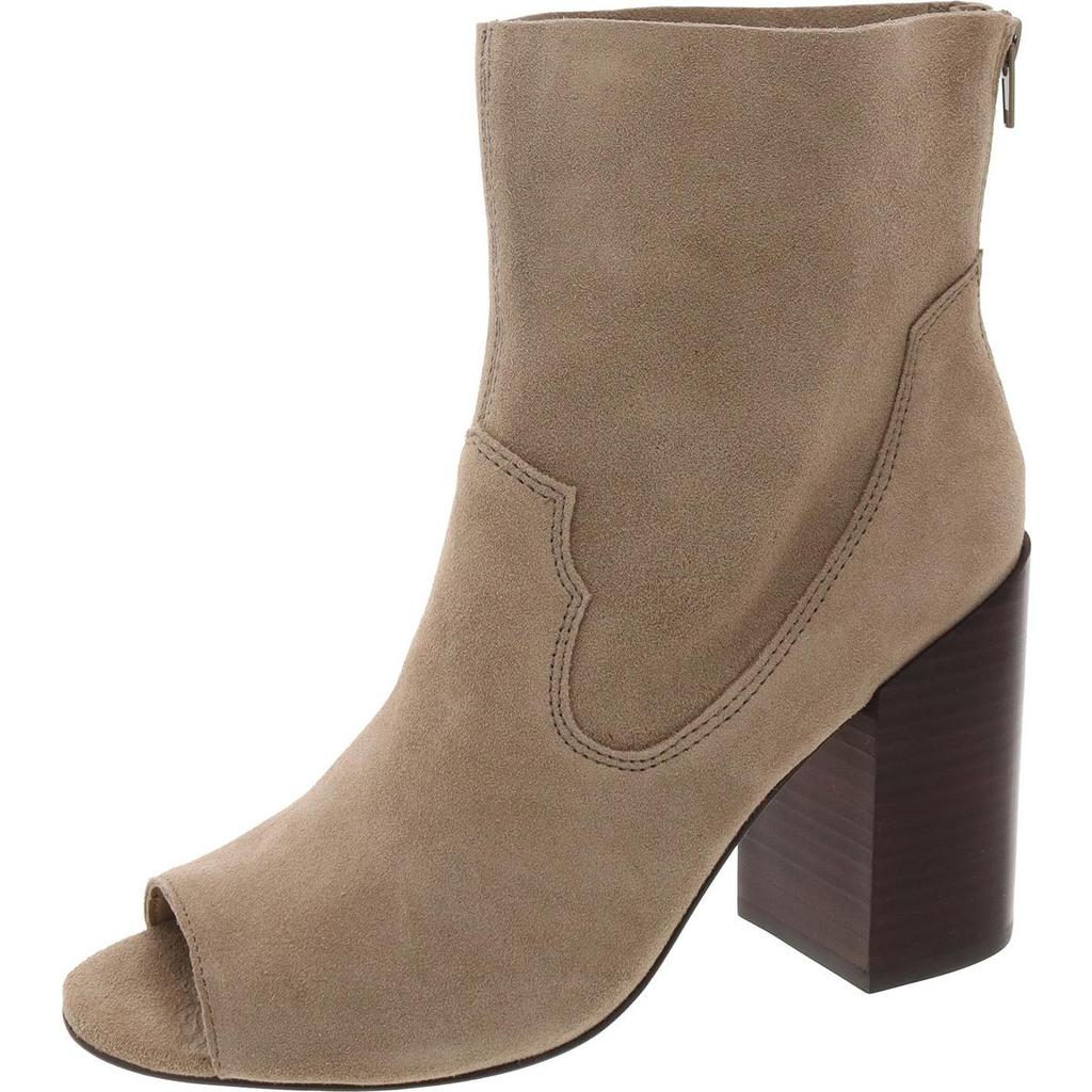 Bettye Muller Womens Zipper Faux Suede Mid-Calf Boots