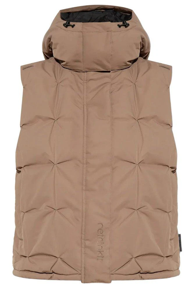 Rethinkit Studios Rethinkit Studios Hooded Quilted Vest from Cettire