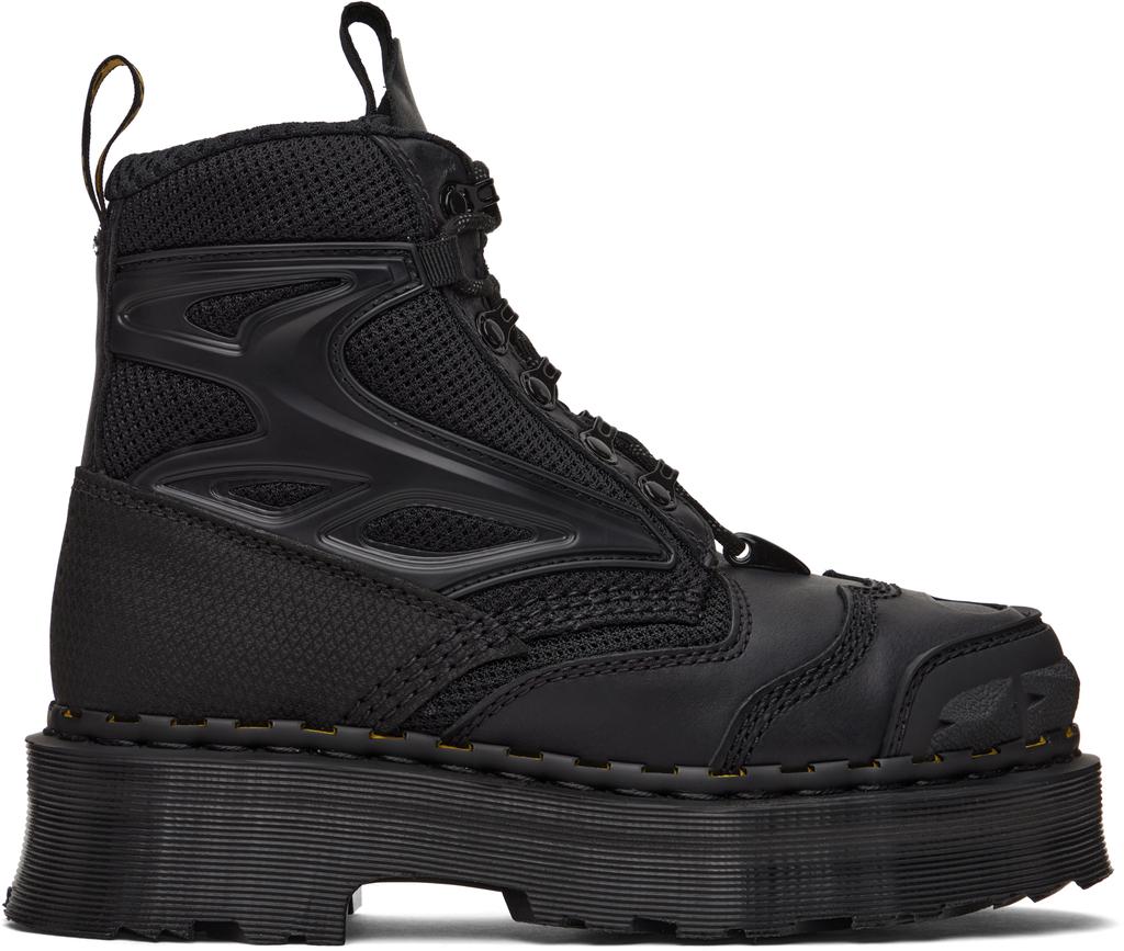 Shop Black Exoshield XX01 Steel Toe Leather Boots on Sale at