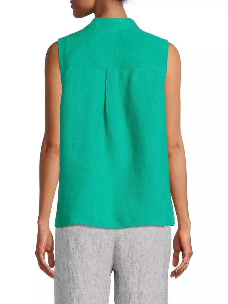Eileen Fisher Linen Sleeveless Shirt 5
