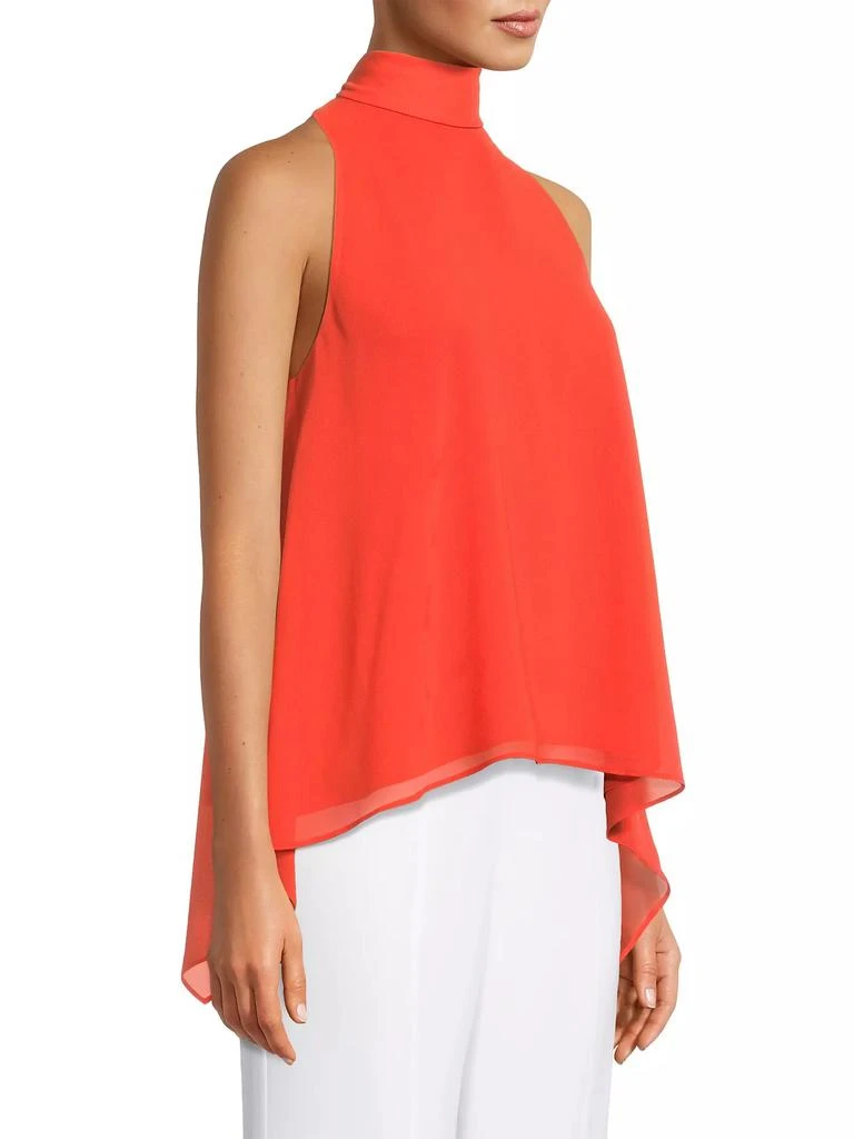 UNGARO Perry Chiffon Sleeveless Blouse 4