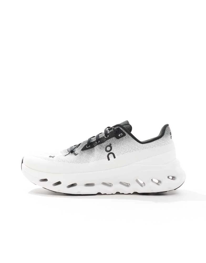 On ON Cloudtilt all day trainers in black ivory 2