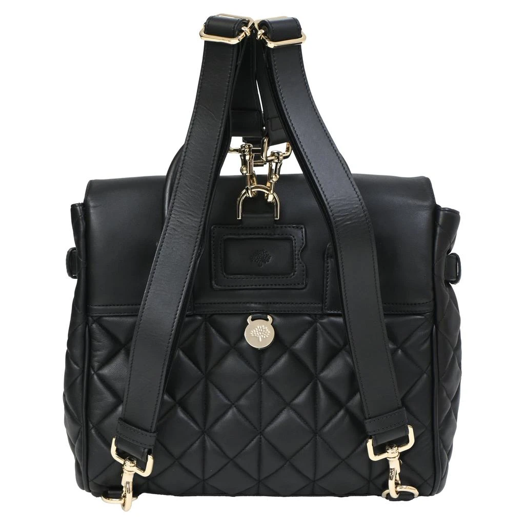 Mulberry Cara Delevigne Quilted Medium Backpack in Black Leather 6