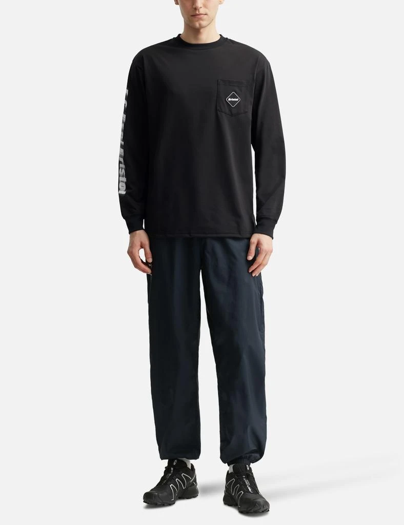 F.C. Real Bristol Blurred Logo Long Sleeve Team Pocket T-shirt 5