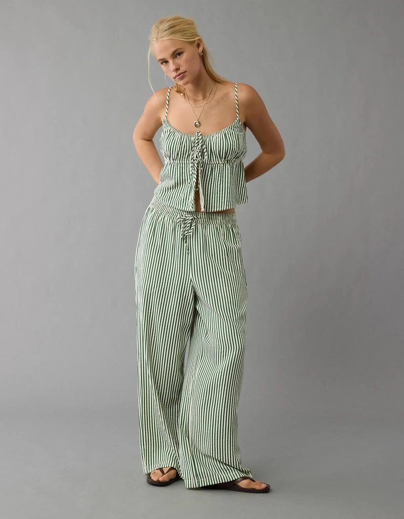 AE AE High-Waisted Seersucker Pant 2