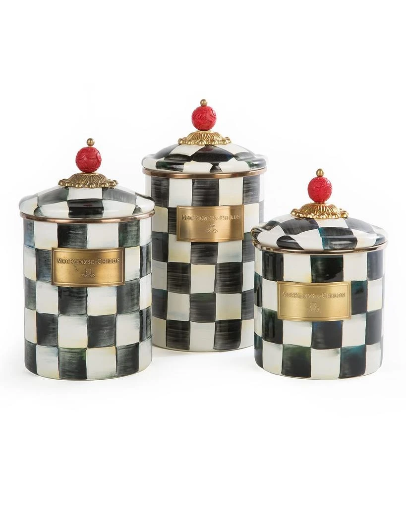 MacKenzie-Childs Courtly Check Medium Canister 2