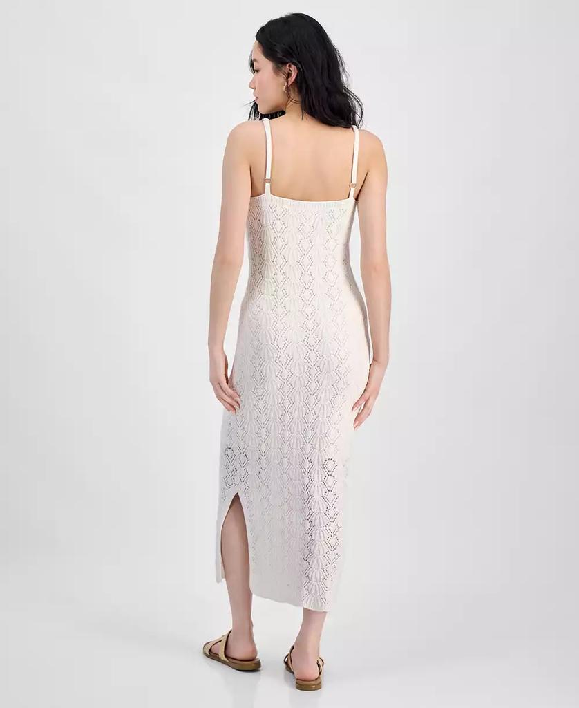 Hippie Rose Juniors' Seashell Crochet Midi Dress