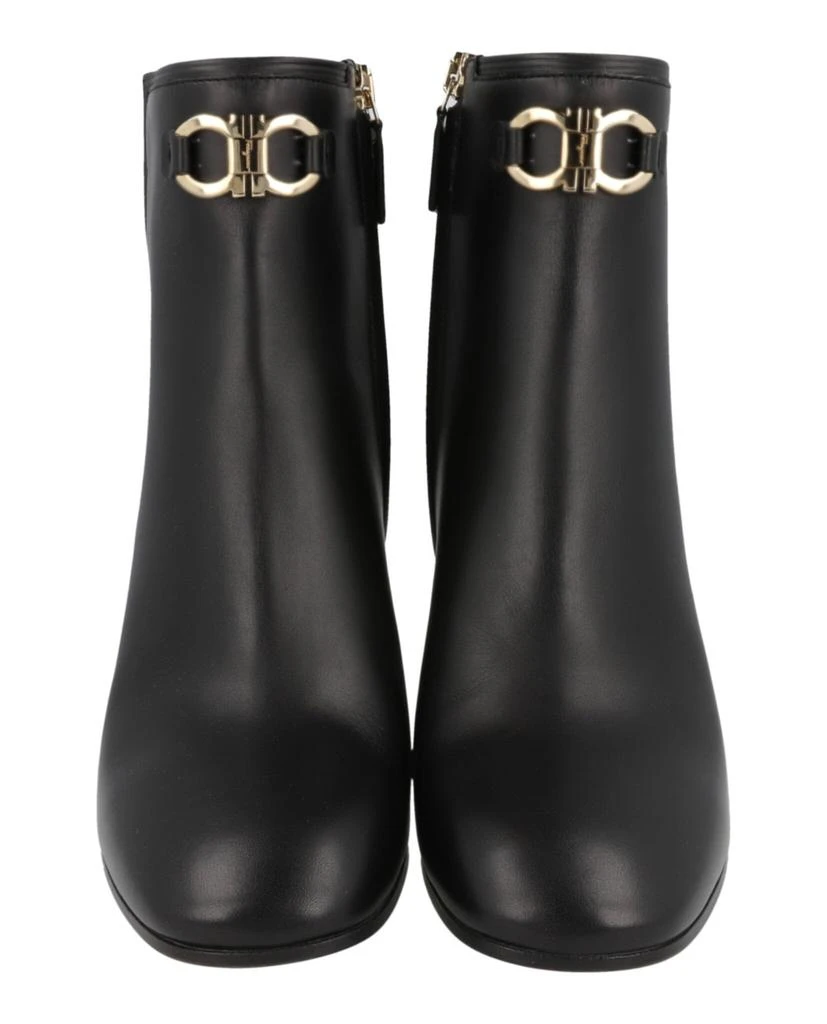 Salvatore Ferragamo Catuja Leather Wedge Booties 5