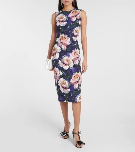 Dolce 
Gabbana Floral-appliqué patent leather sandals 2