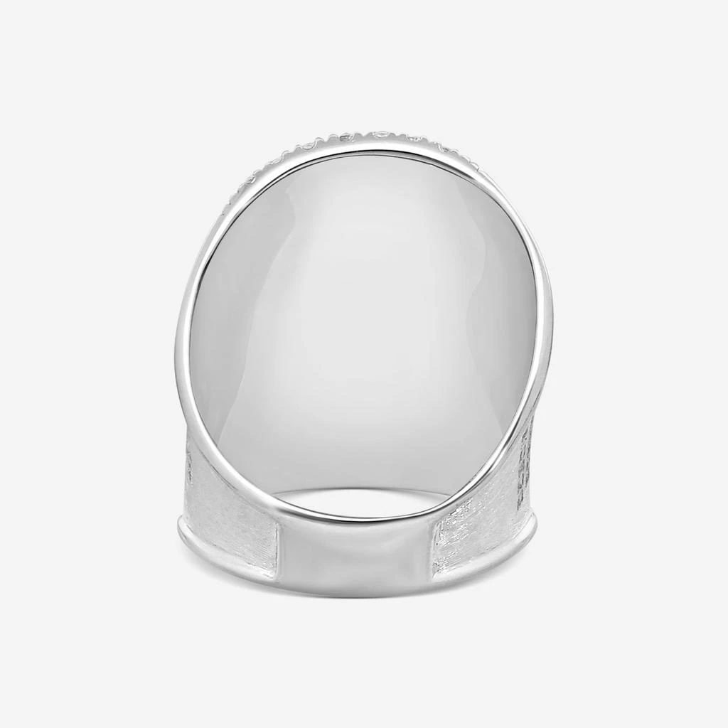 Marco Bicego Marco Bicego Lunaria 18K White Gold Diamond Large Band Ring Sz. 7 AB552_B_W_02 3