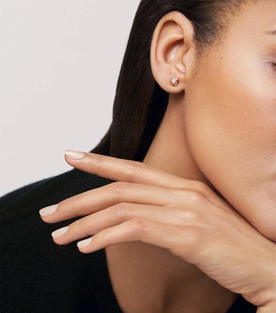 Chanel Rose Gold and Diamond Camélia Single Earring 5