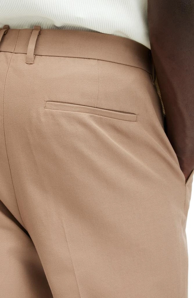 ALL SAINTS Tallis Pleated Cotton & Wool Trousers 6