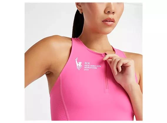 New Balance NYC Marathon NB Sleek Race Day Fitted Tank 5