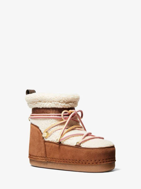 Michael Kors Zelda Sherpa and Faux Suede Boot 1