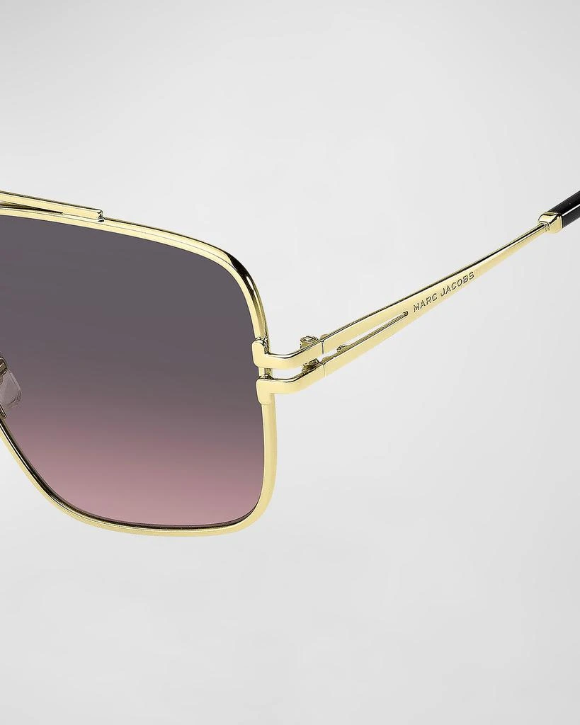 Marc Jacobs Chain Metal & Plastic Aviator Sunglasses 2