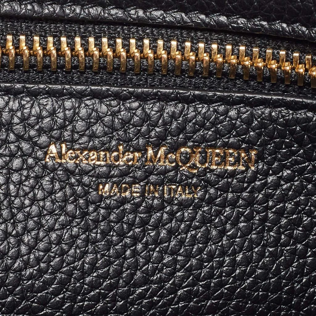 Alexander McQueen Alexander McQueen Black Leather Mini Shopper Tote 8