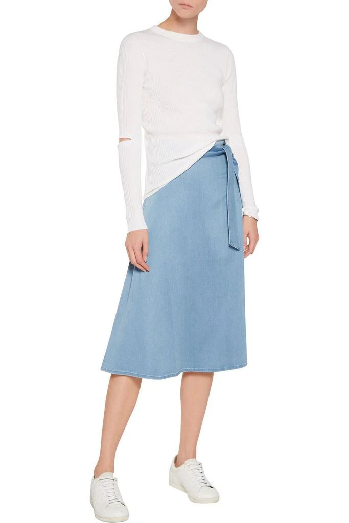 IRIS & INK Cutout ribbed merino wool sweater 2