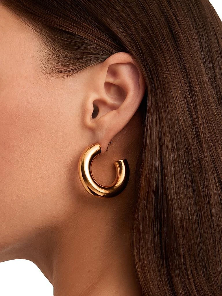 Missoma Chubby 18K-Yellow-Gold Vermeil Small Hoop Earrings 5